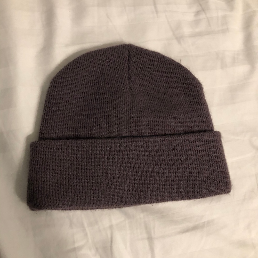 Purple beanie